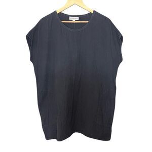 Pure Jill Womens Organic Cotton Gauze Tunic Top Size M Beach Vacation Lagenlook